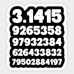 Value of PI Sticker